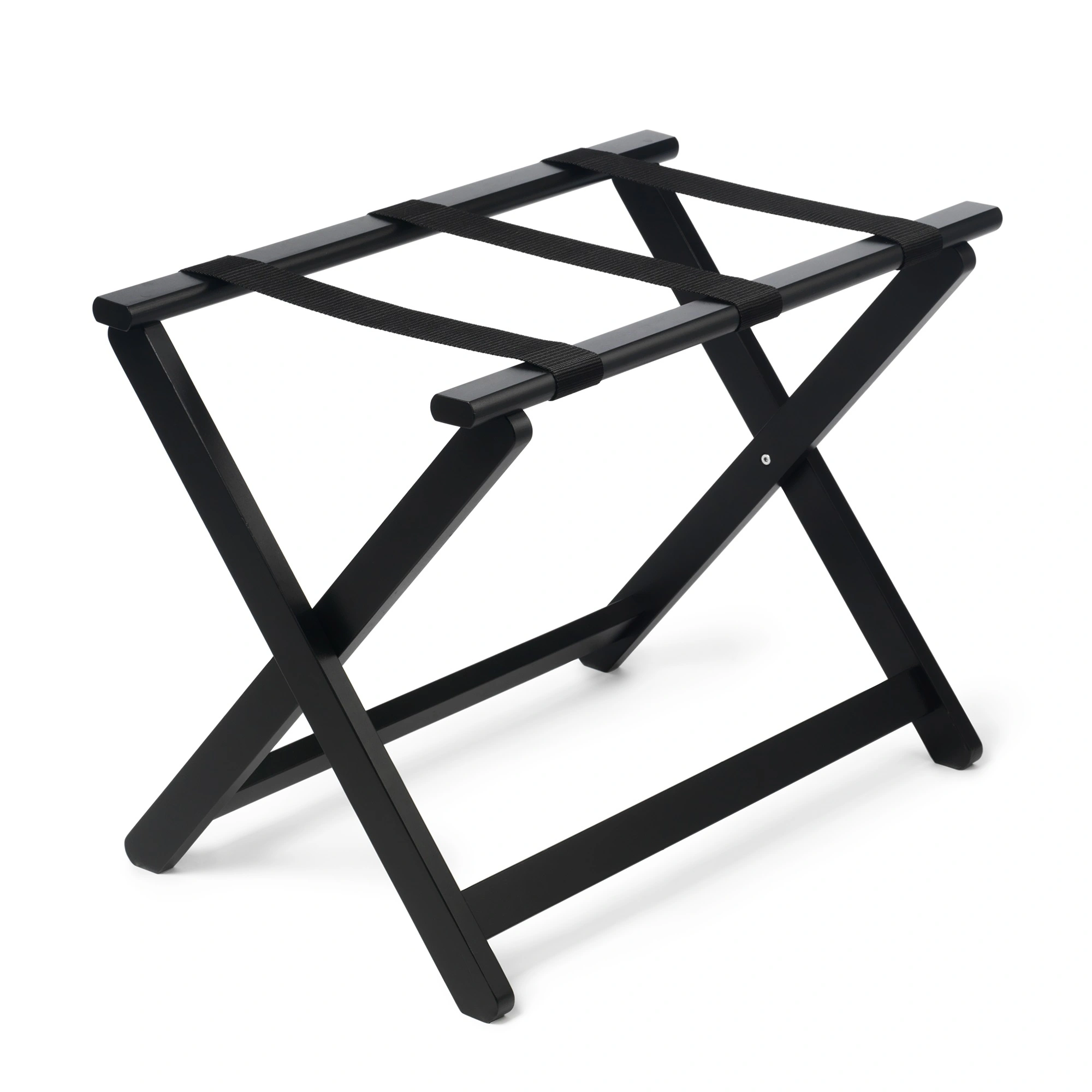 Luggage rack Edward Swedish birch H47xD38xW65, Black