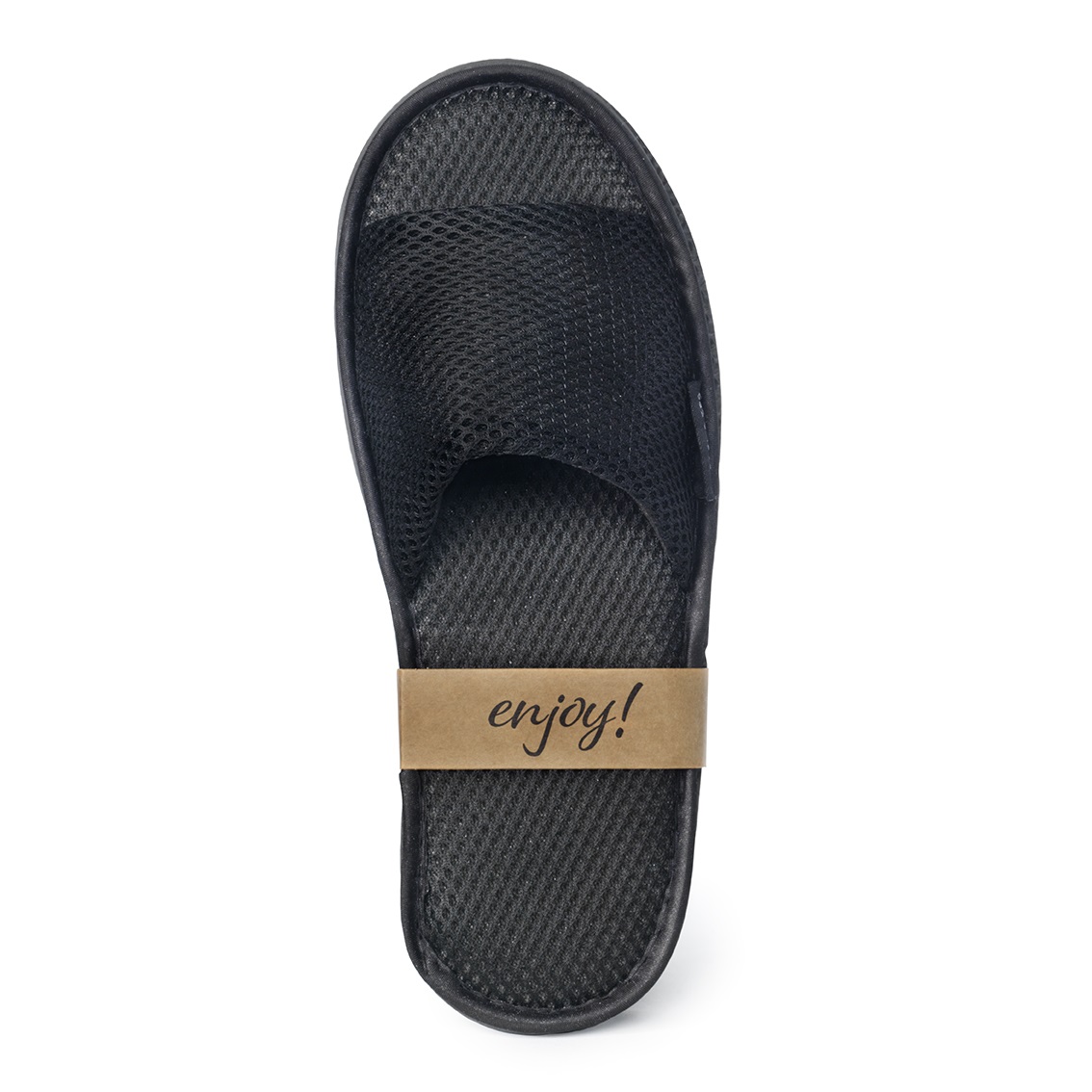 Slippers machine washable 29 cm, Black