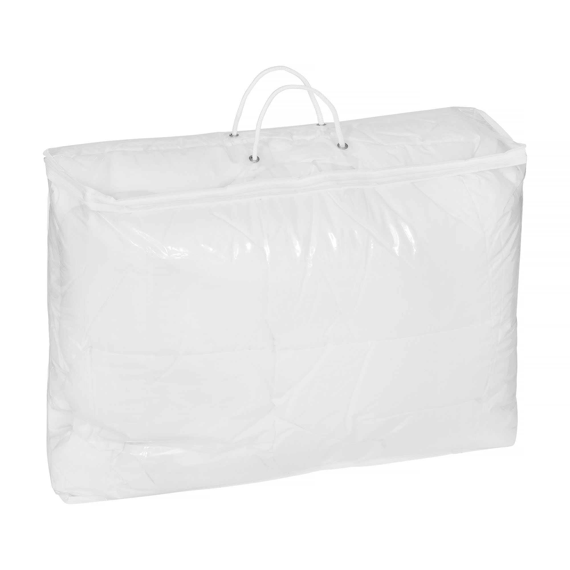 Plastpåse för täcke dragkedja 60x45x15 cm
