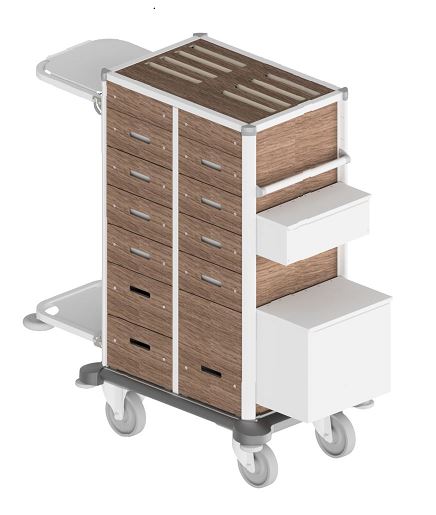 Housekeeping trolley Ascolia Corellia 650 DUO