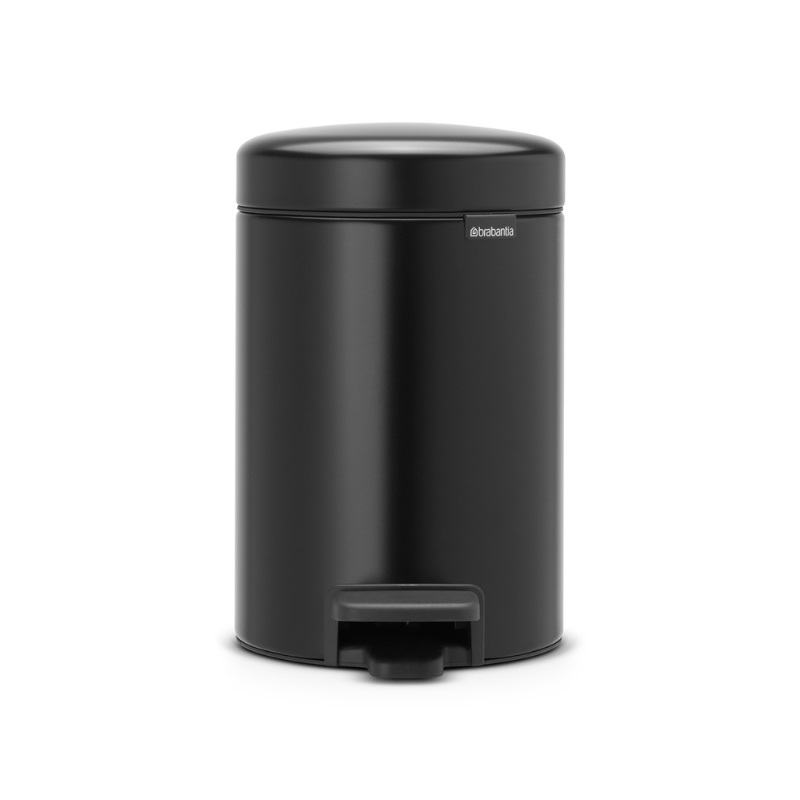 Pedalhink Brabantia 3 l, Matt Svart