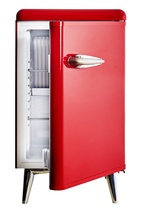 Minibar Retro 40 l, Röd