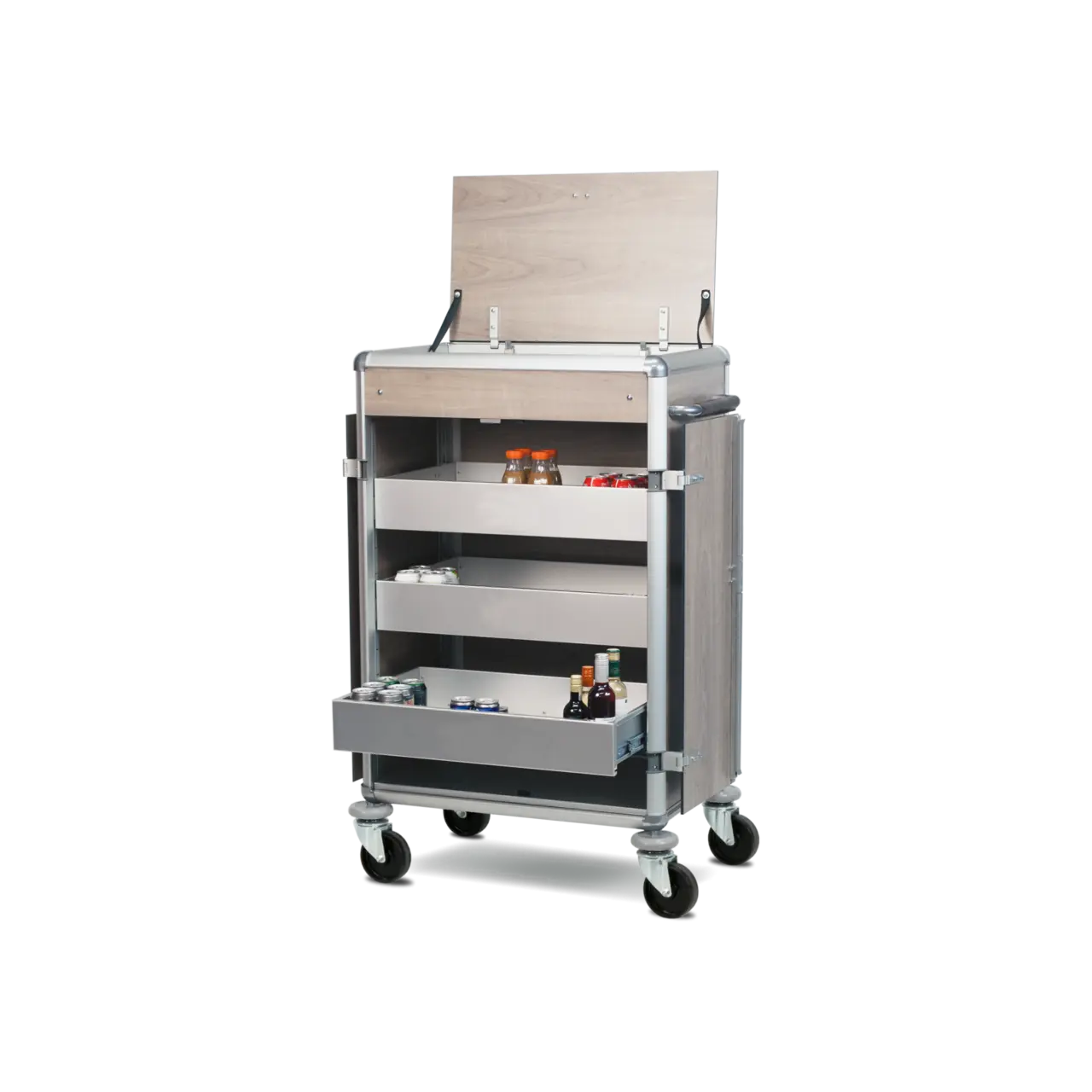 Minibar restocking trolley Ascolia Lugano 800