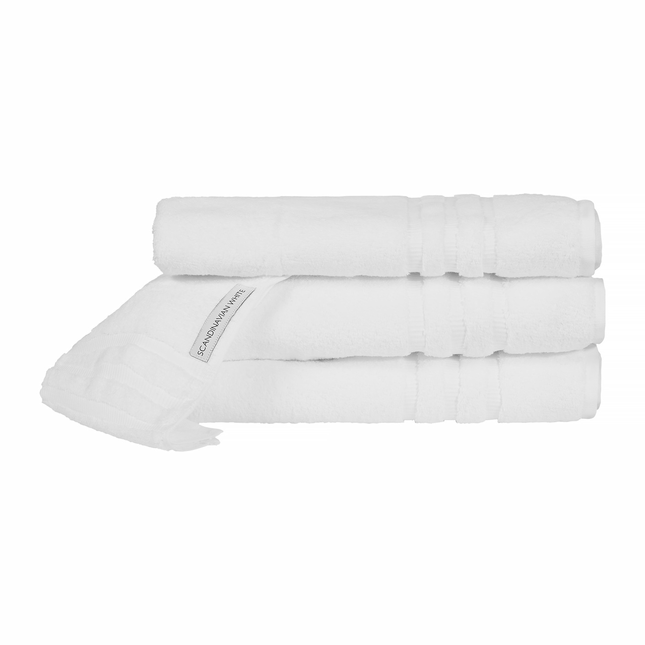 Handduk Scandinavian White Vit 40x70 cm 600 g