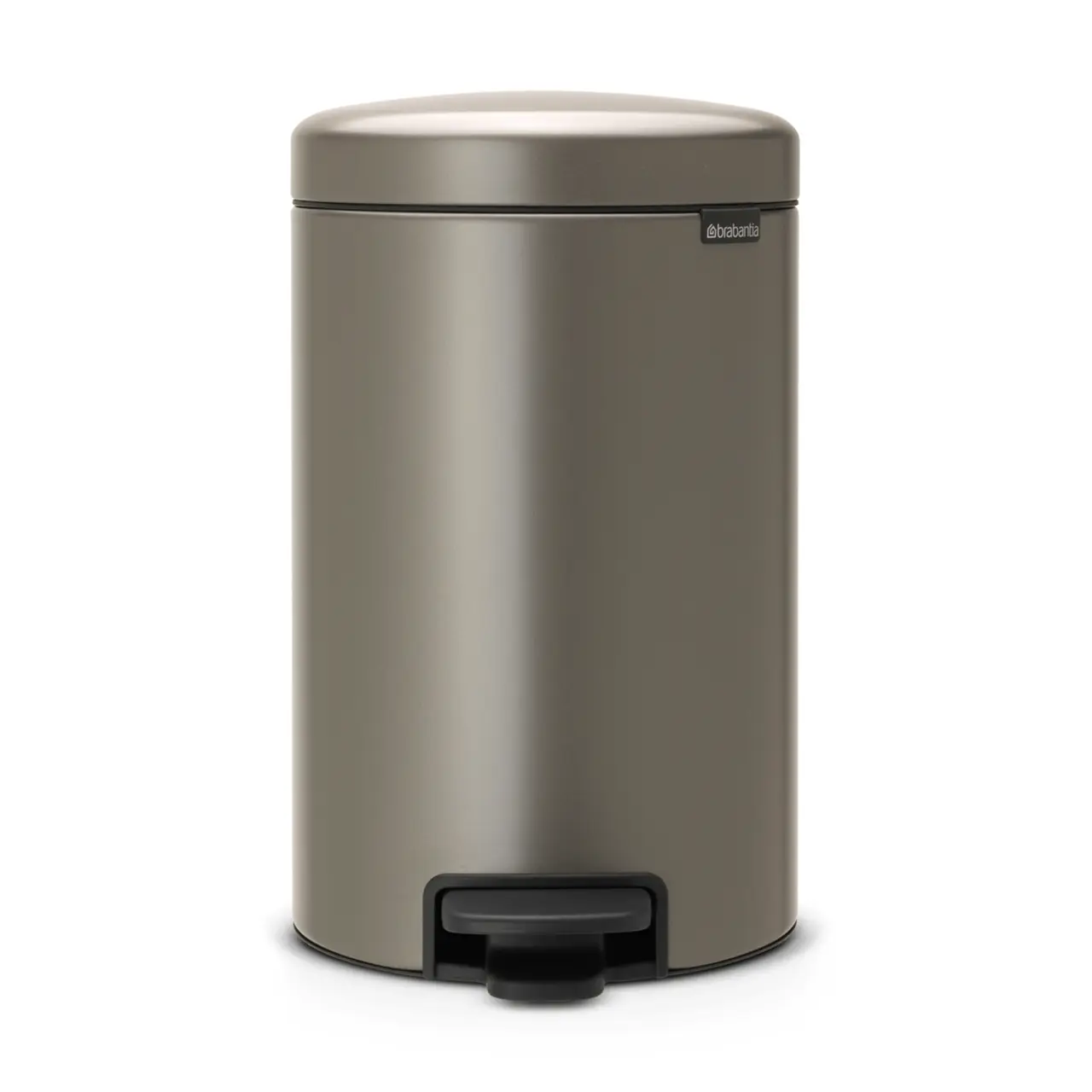 Pedalhink Brabantia Newicon 12 l, Platinum, fingerprint proof