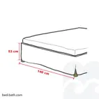 Sängkappa Panama 180x200 cm