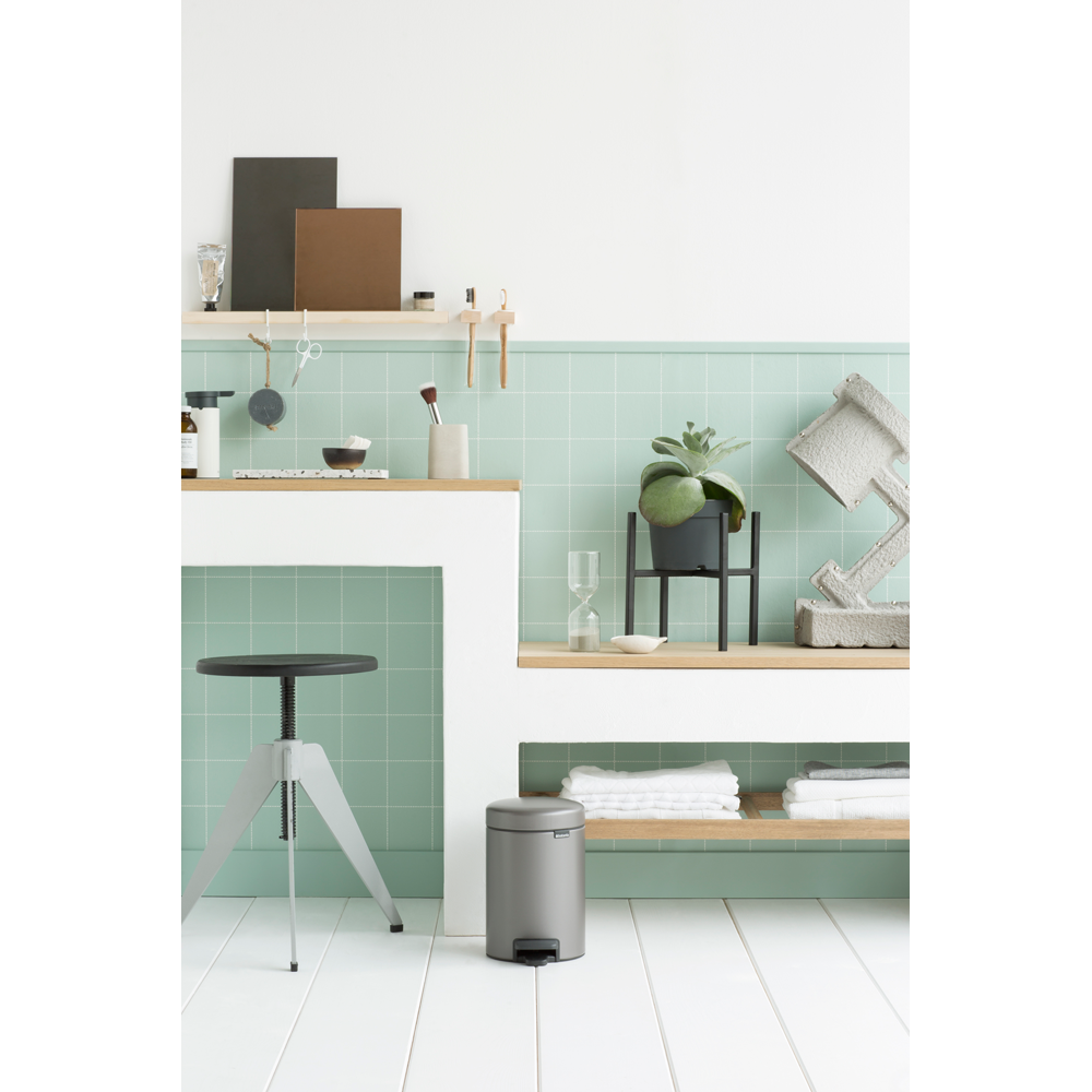 Pedal bin Brabantia Newicon 3 l, Platinum
