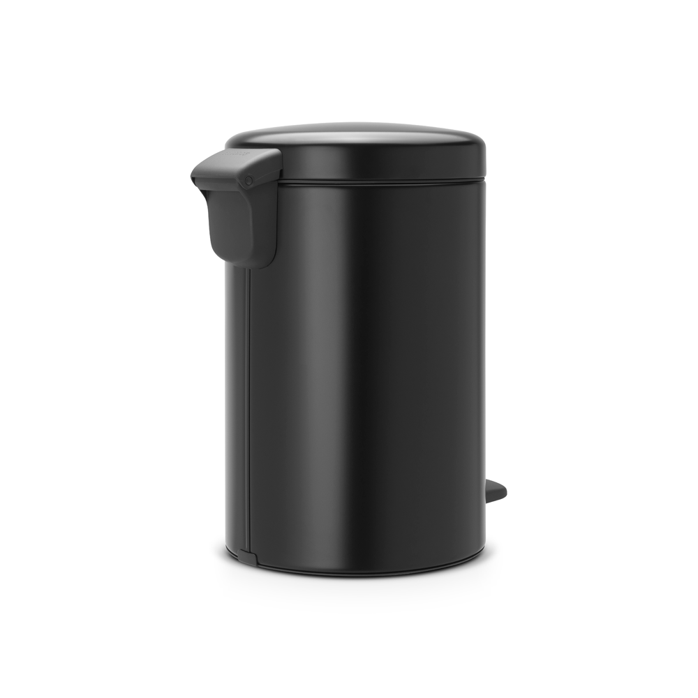Pedal bin Brabantia Newicon 12 l, Matt Black, fingerprint proof