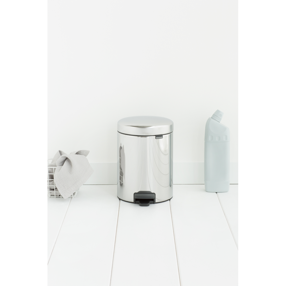 Pedal bin Brabantia Newicon 5 l, Brilliant Steel