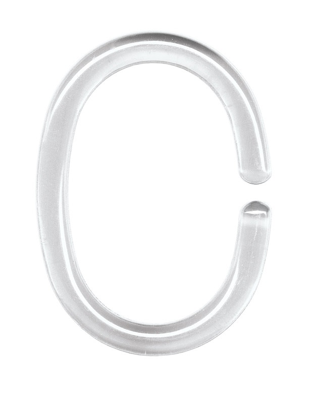 Duschdraperiring C-Ring, Transparent