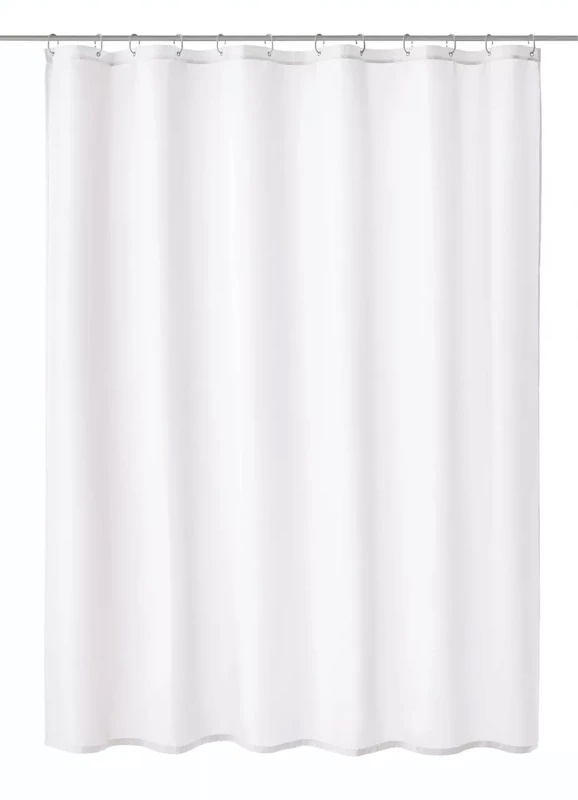 Shower curtain W180 x H200 cm, White