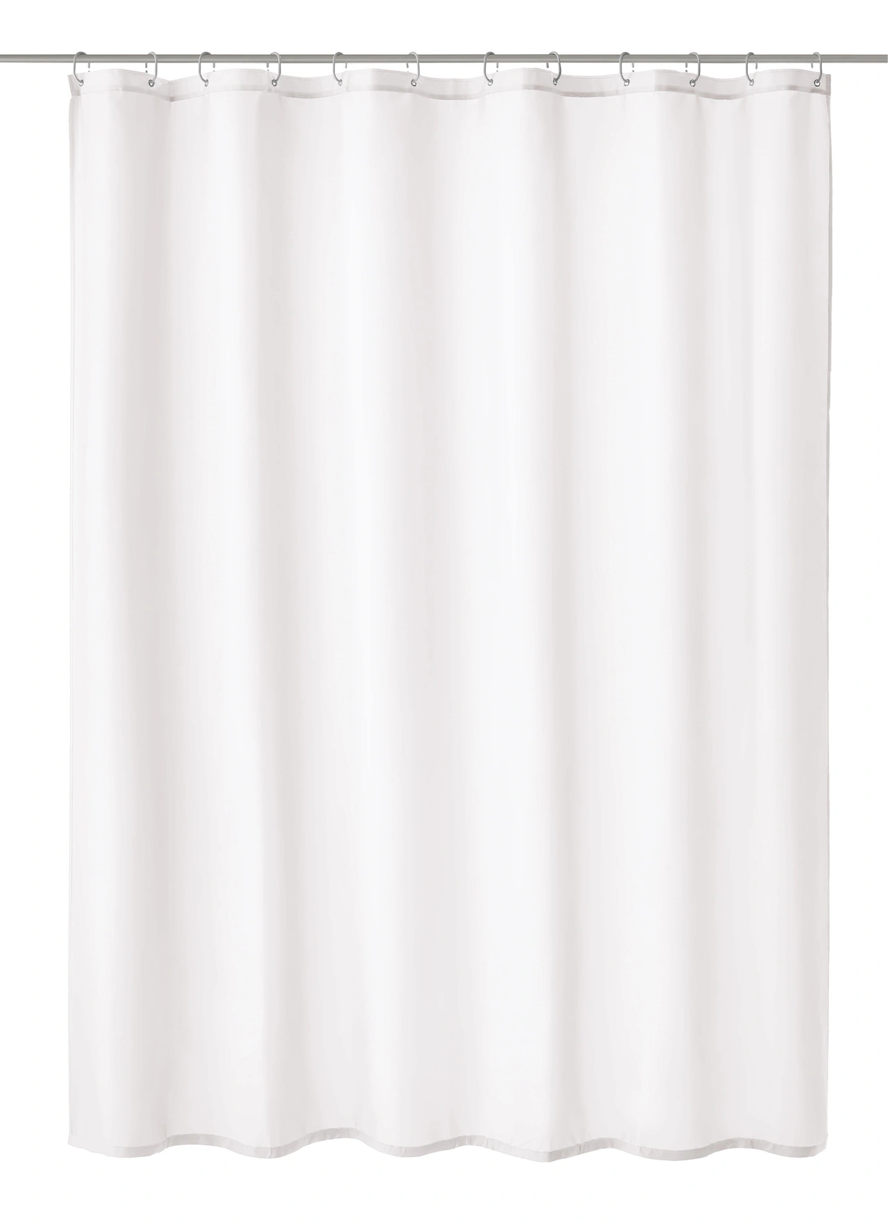 Shower curtain rings C-Ring, Transparent plastic