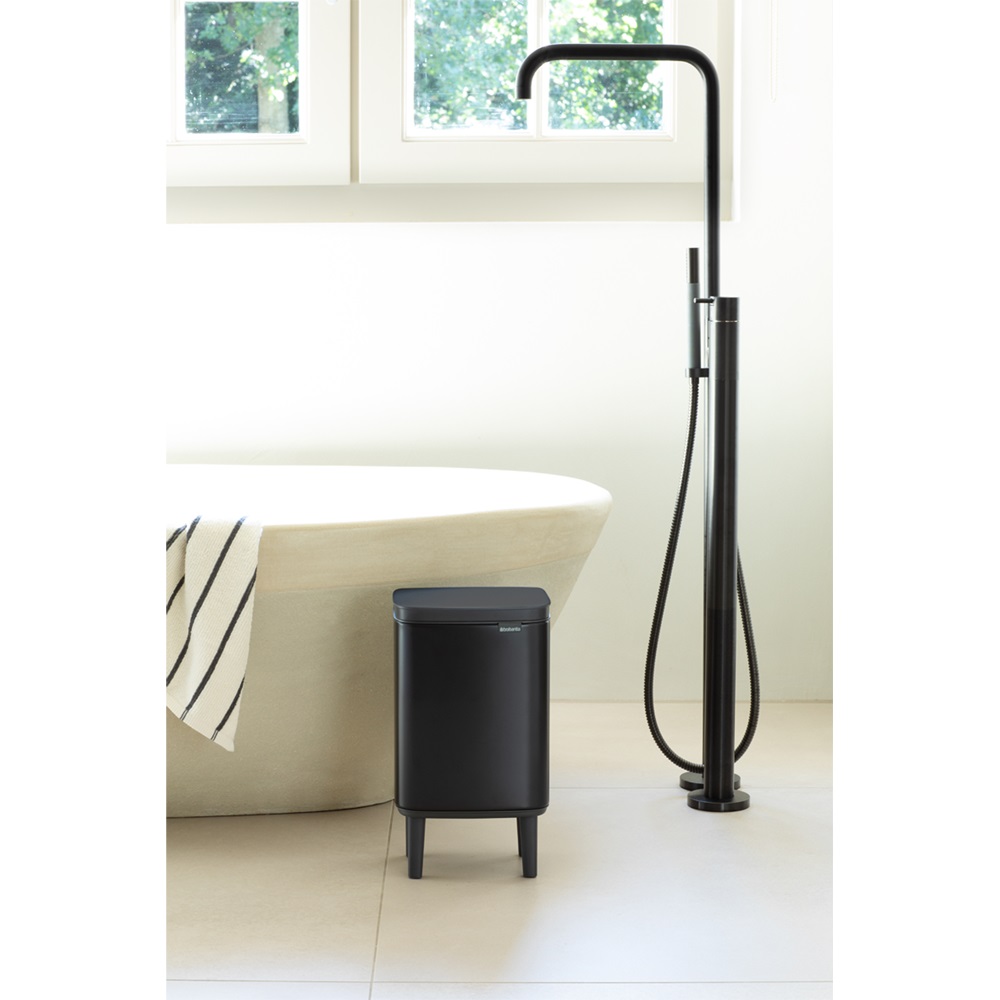 Waste bin Brabantia Bo 7 l, Matt Black