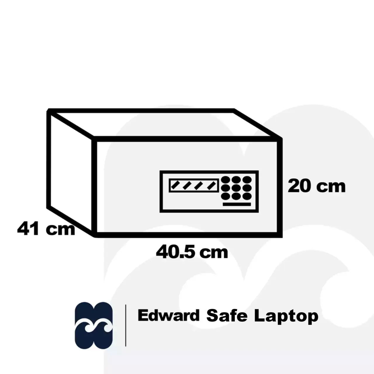 Säkerhetsskåp Edward Laptop