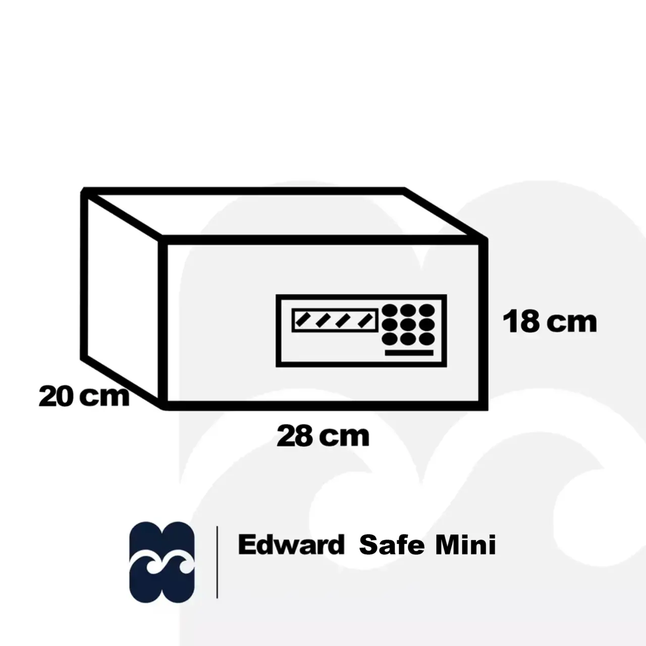 Säkerhetsskåp Edward Mini