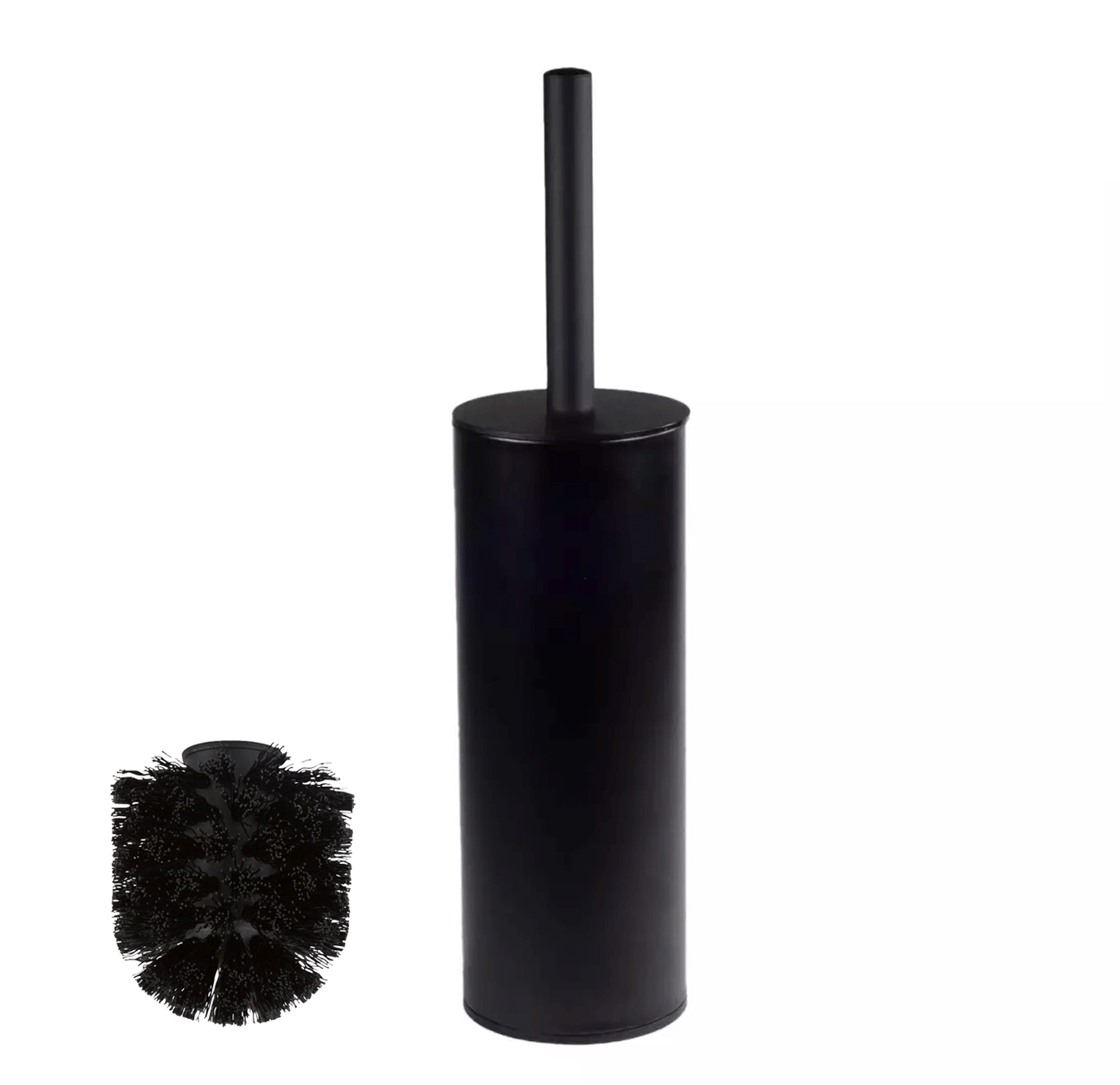 Toilet brush Edward+extra brush head, Matt Black