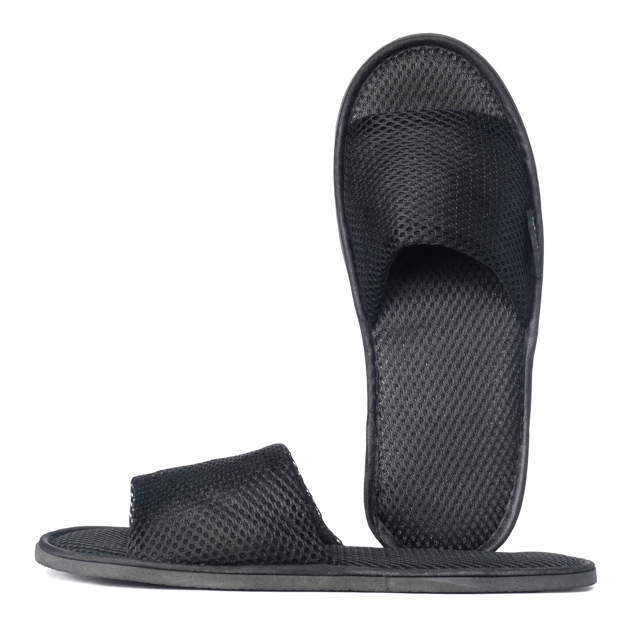 Slippers machine washable 29 cm, Black