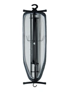 Ironing board with holder for iron