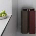 Waste sorting bin Drop top 62 l, Red