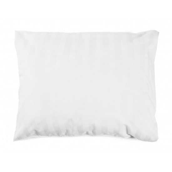 Pillowcase Satin Rand 55x75, White