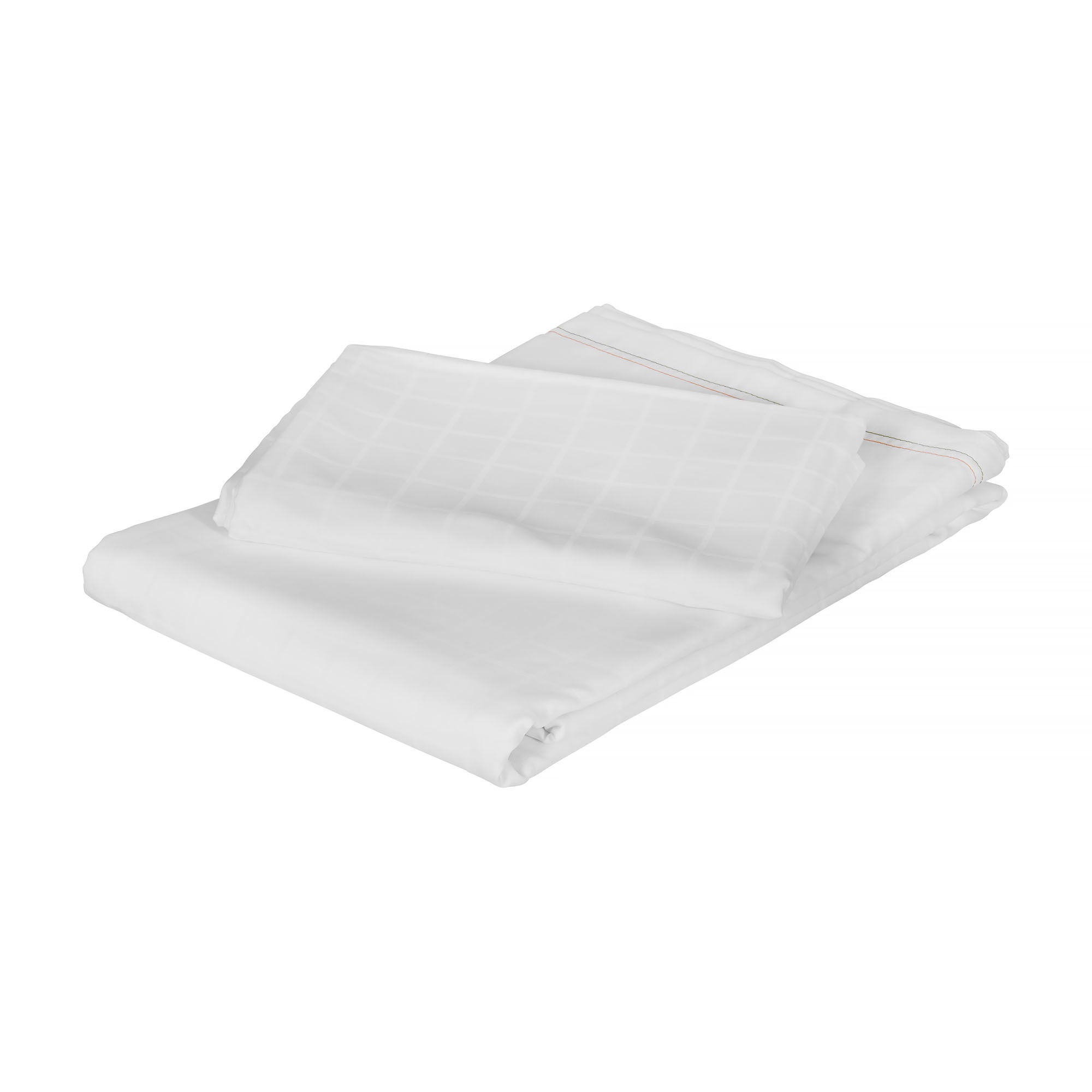 Duvet cover Satin square 150x230 cm, White