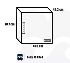 Minibar Retro 40 l, Red