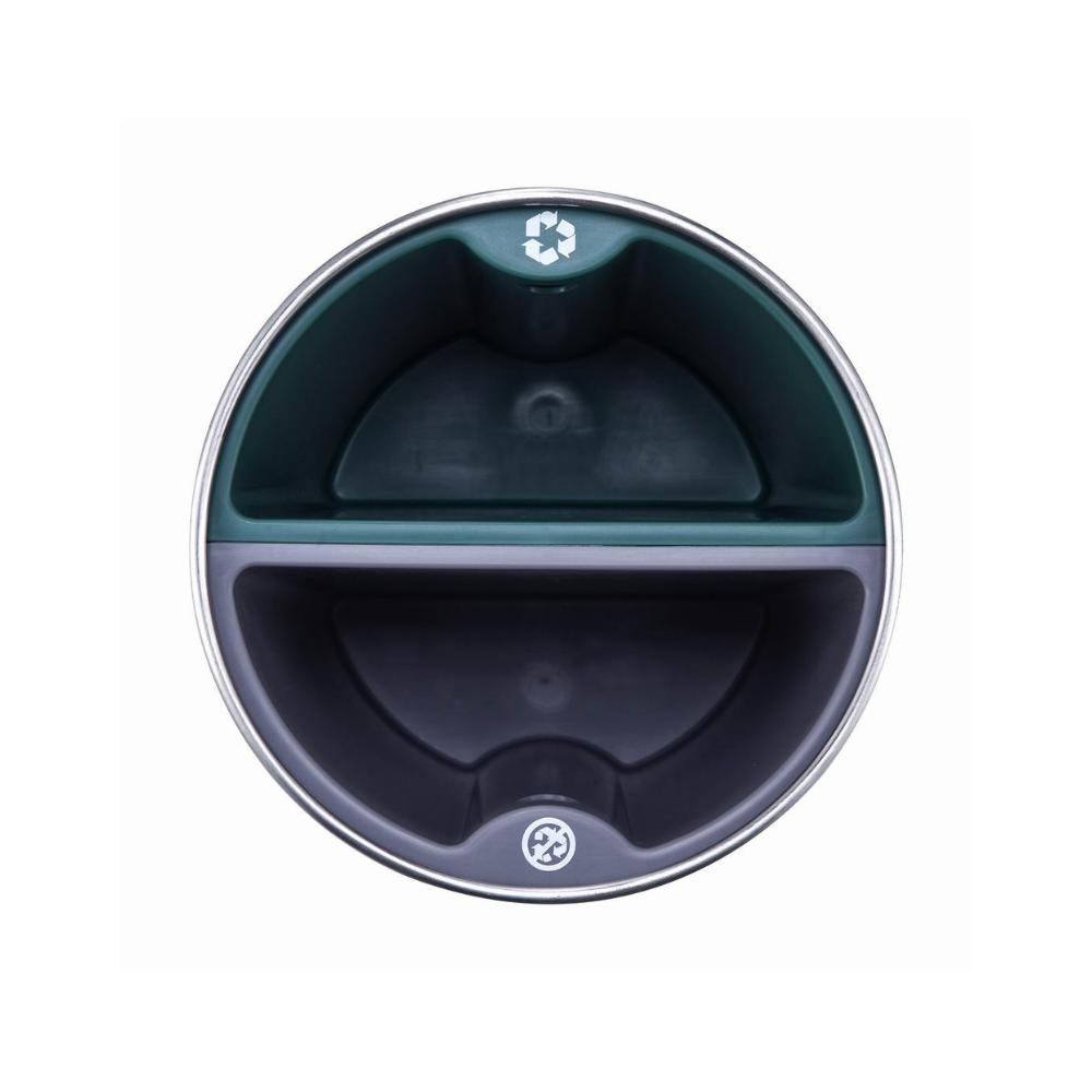 Insats sortering till papperskorg, Grön